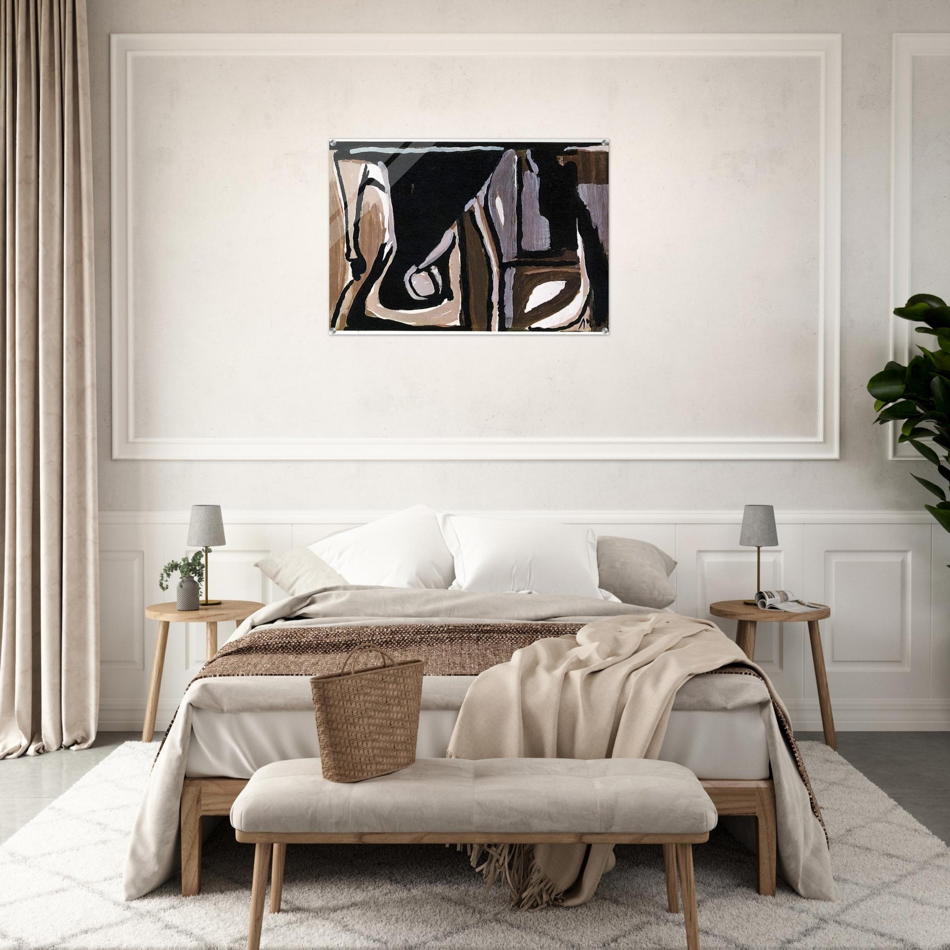 Nocturne - 1981 - Bram van Velde Acrylic Print - 70x100 cm / 28x40″ inches