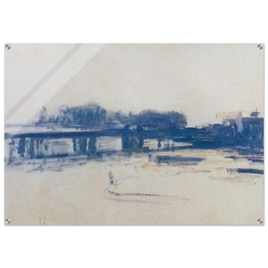 Charing Cross Bridge study - claude monet Acrylic Print - 70x100 cm / 28x40″ inches
