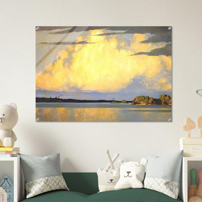 Serenity Lake of the Woods - 1922 - Frank Johnston Acrylic Print - 70x100 cm / 28x40″ inches