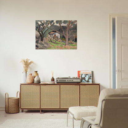 LA MAISONNETTE 1919 - Henri Matisse Brushed Aluminum Print - 70x100 cm / 28x40 inches | Henri Matisse Aluminum Print | Henri Matisse Prints