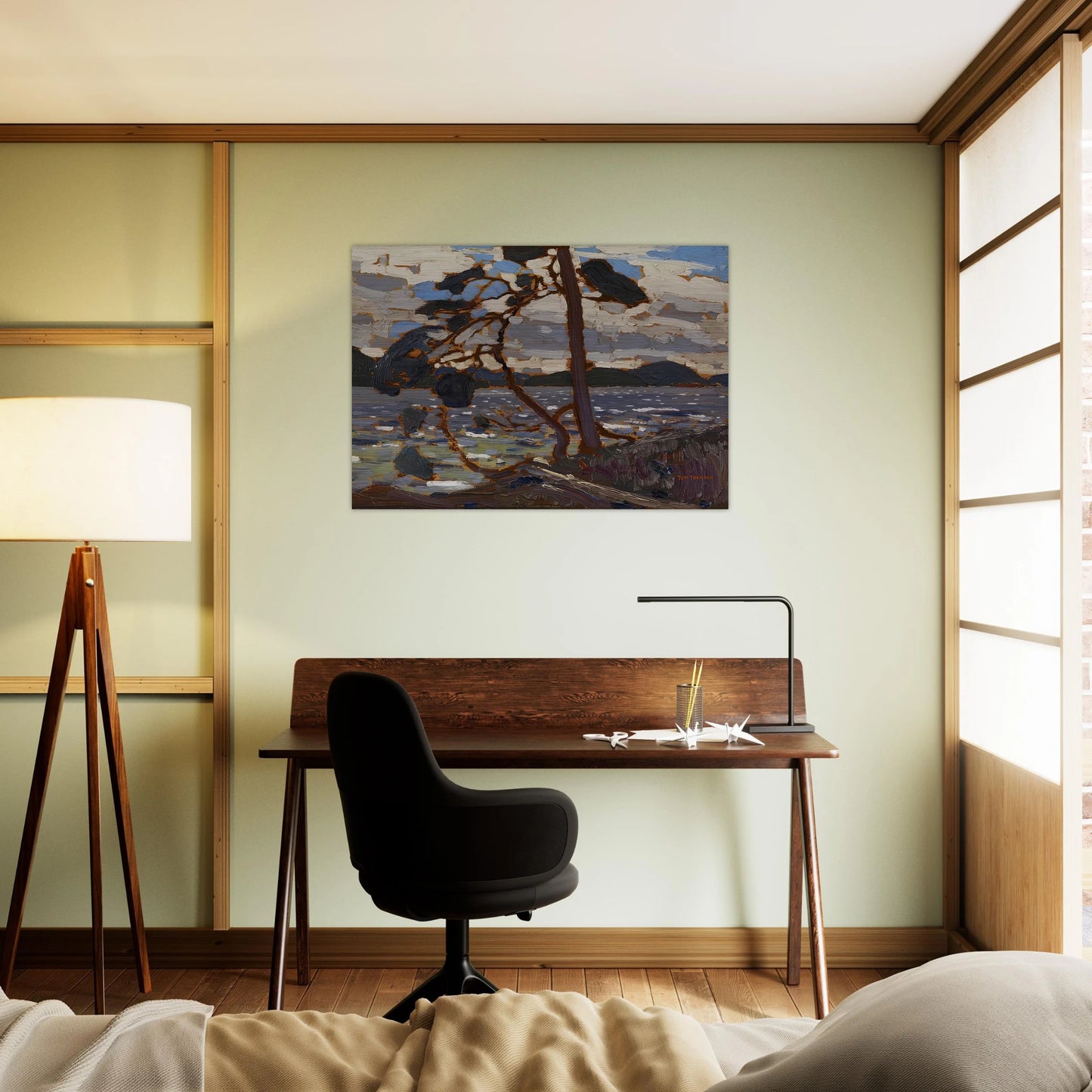 SKETCH FOR THE WEST WIND 1916 - Tom Thomson Brushed Aluminum Print - 70x100 cm / 28x40 inches | Tom Thomson Aluminum Print | Tom Thomson Prints