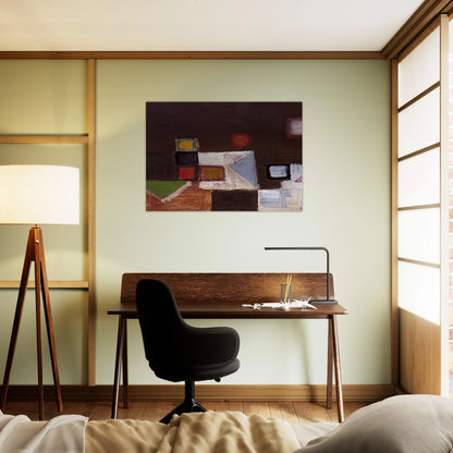 Untitled - 1948 - Victor Pasmore Brushed Aluminum Print - 70x100 cm / 28x40 inches | Victor Pasmore Aluminum Print | Victor Pasmore Prints