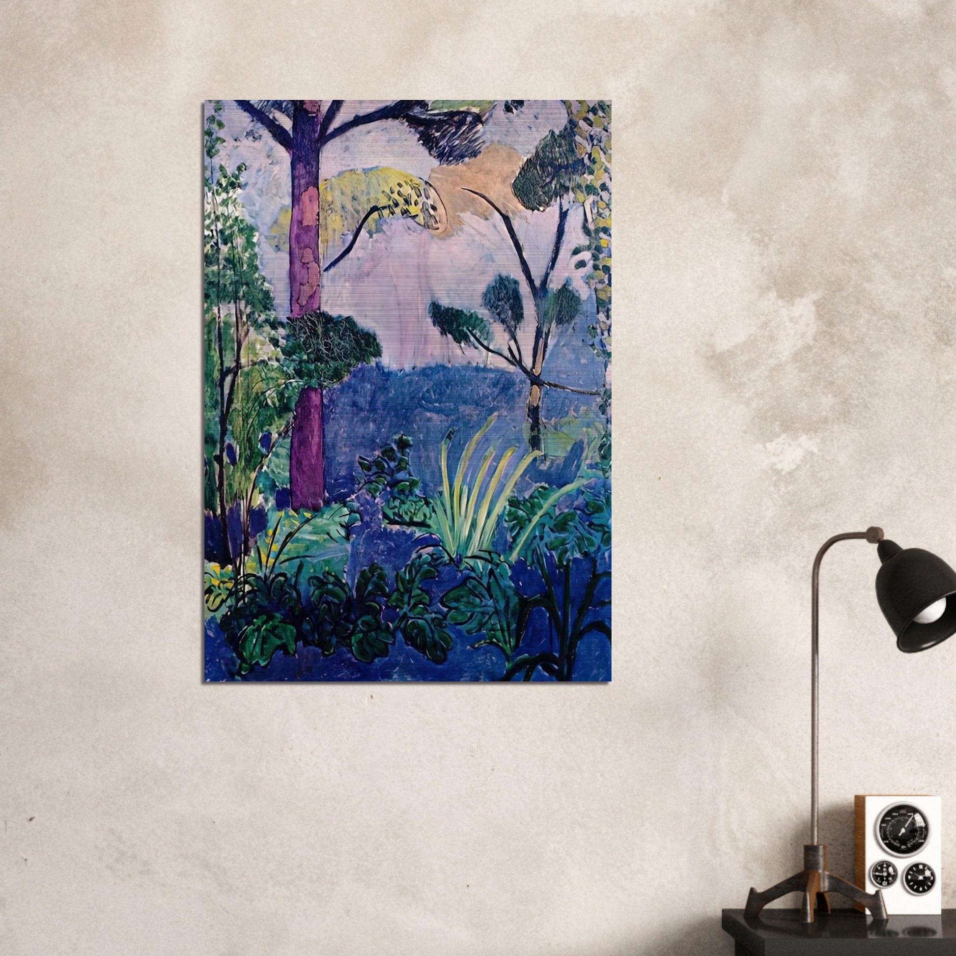 MOROCCAN LANDSCAPE - Henri Matisse Brushed Aluminum Print - 70x100 cm / 28x40 inches | Henri Matisse Aluminum Print | Henri Matisse Prints