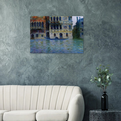 Palazzo Dario - claude monet Brushed Aluminum Print - 70x100 cm / 28x40 inches | claude monet Aluminum Print | claude monet Prints