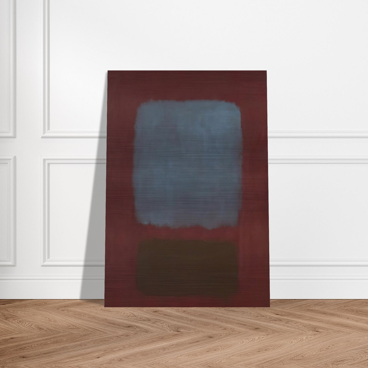 No. 37No. 19 Slate Blue and Brown on Plum - 1958 - Mark Rothko Brushed Aluminum Print - 70x100 cm / 28x40 inches | Mark Rothko Aluminum Print | Mark Rothko Prints