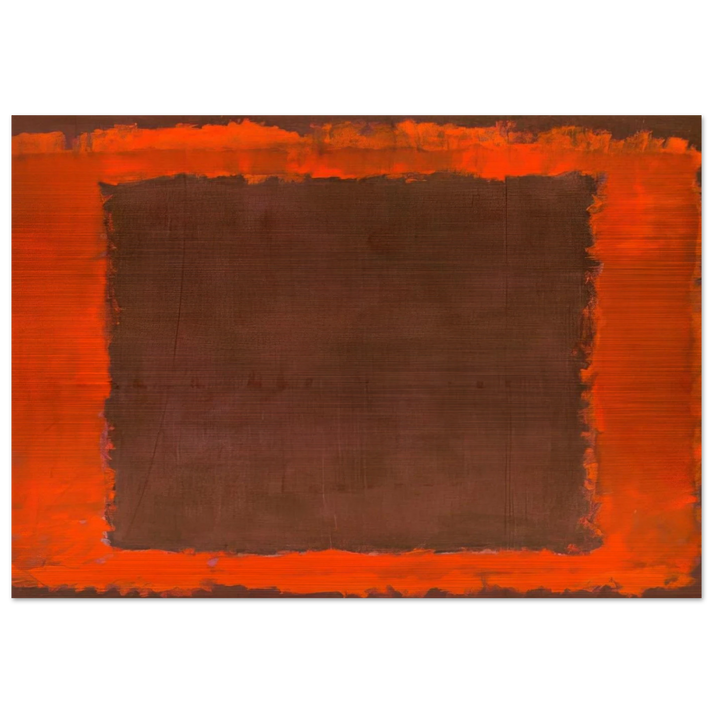 Untitled Mural for End Wall - 1959 - Mark Rothko Brushed Aluminum Print - 70x100 cm / 28x40 inches | Mark Rothko Aluminum Print | Mark Rothko Prints