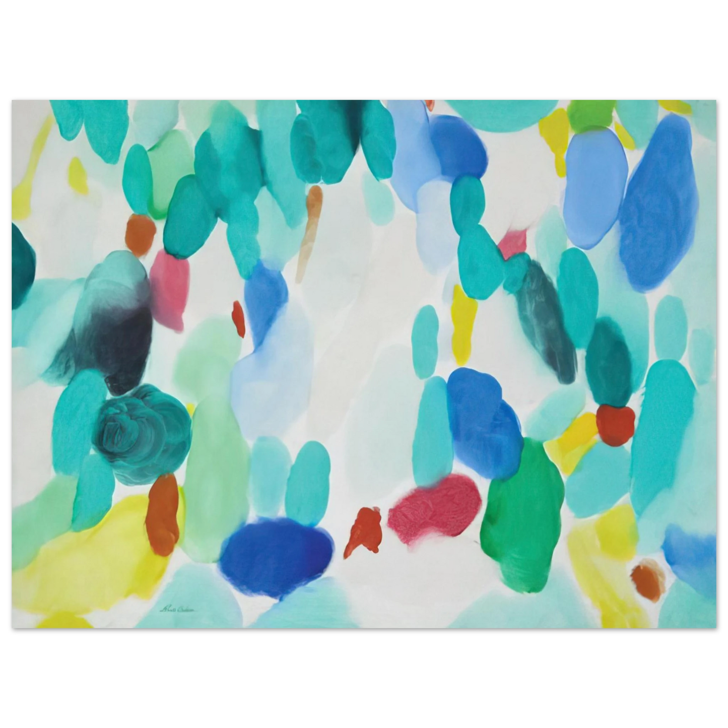Alice Baber - Piper's Near  75x100 cm / 30x40inches Fine Art Poster