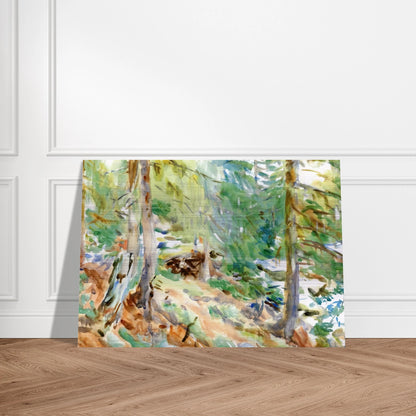Val D'Aosta, Purtud - John Singer Sargent Brushed Aluminum Print - 70x100 cm / 28x40 inches | John Singer Sargent Aluminum Print | John Singer Sargent Prints