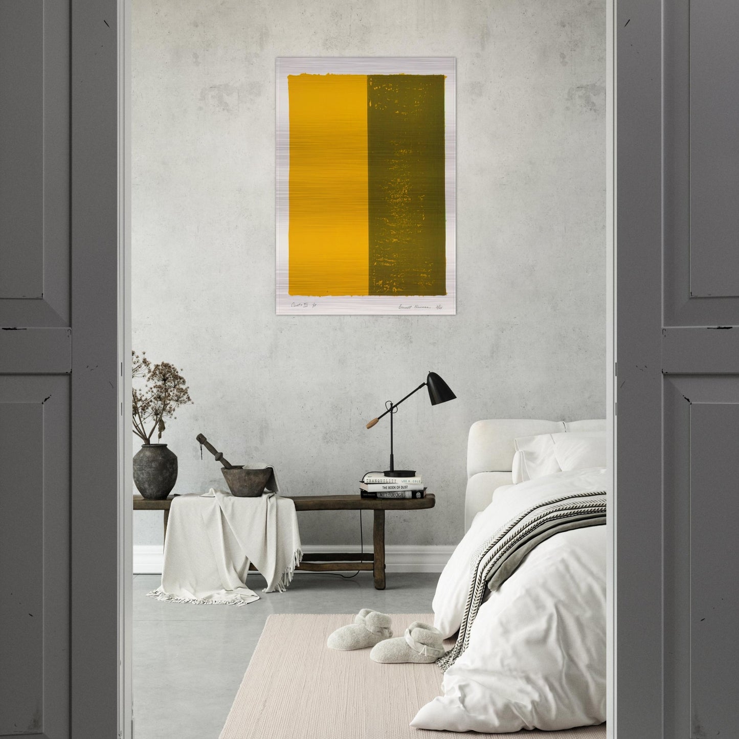Canto XIII - Barnett Newman Brushed Aluminum Print - 70x100 cm / 28x40 inches | Barnett Newman Aluminum Print | Barnett Newman Prints