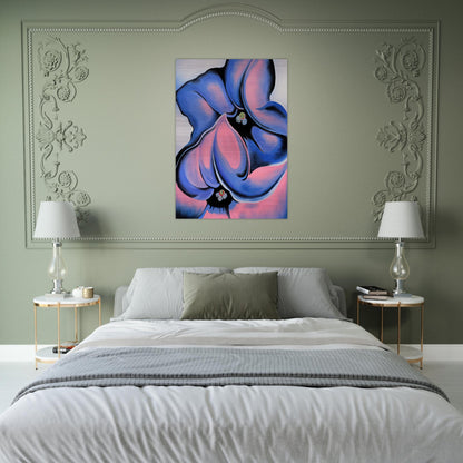Purple Petunia - Georgia O'Keeffe Brushed Aluminum Print - 70x100 cm / 28x40 inches | Georgia O'Keeffe Aluminum Print | Georgia O'Keeffe Prints