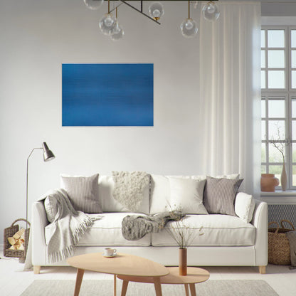 Night Sea - Agnes Martin Brushed Aluminum Print - 70x100 cm / 28x40 inches | Agnes Martin Aluminum Print | Agnes Martin Prints
