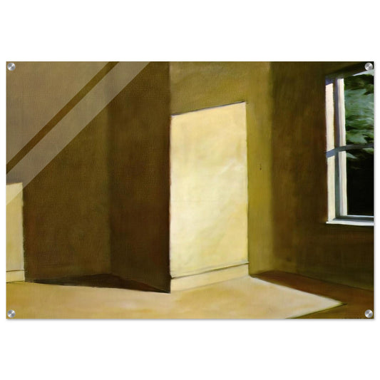 Sun in an Empty Room - Edward Hopper Acrylic Print - 70x100 cm / 28x40″ inches