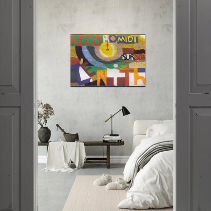 ZENITH - Sonia Delaunay Brushed Aluminum Print - 70x100 cm / 28x40 inches | Sonia Delaunay Aluminum Print | Sonia Delaunay Prints