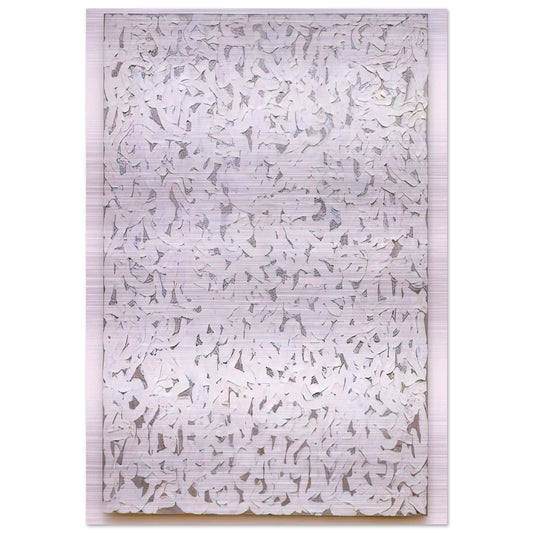 Points - 1963 - Robert Ryman Brushed Aluminum Print - 70x100 cm / 28x40 inches | Robert Ryman Aluminum Print | Robert Ryman Prints