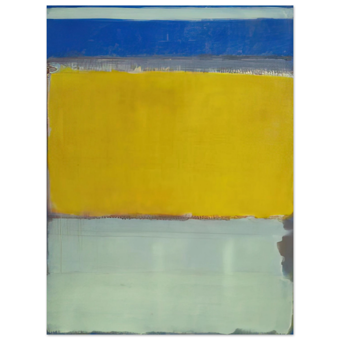 Mark Rothko - No.10 - 1950 Wall Art - 21x29.7 cm / 8x12" - Premium Wooden Framed Poster With Fine Art Paper-canvas - White frame