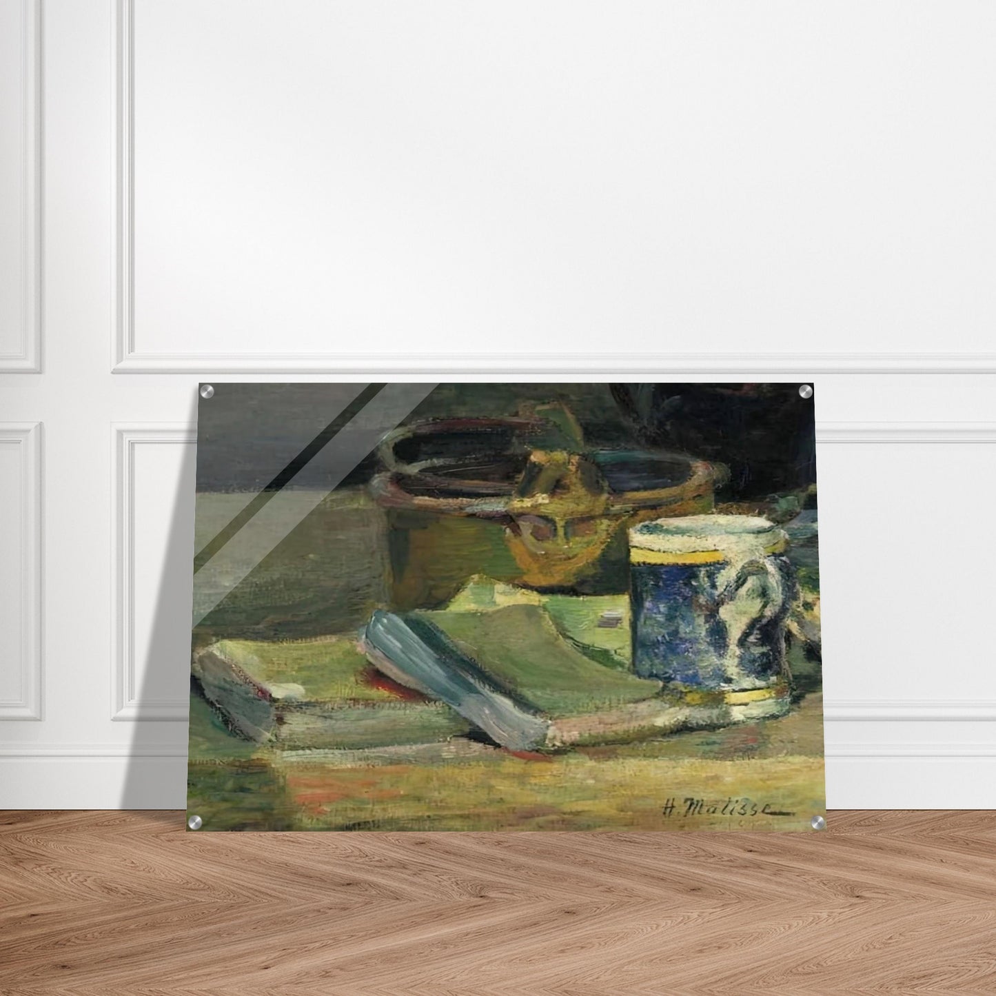 STILL LIFE WITH BOOKS 1895 - Henri Matisse Acrylic Print - 70x100 cm / 28x40″ inches