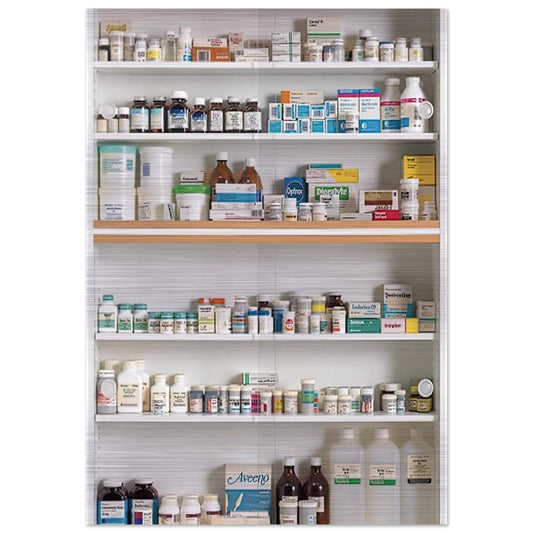 BODIES 1989 - Damien Hirst Brushed Aluminum Print - 70x100 cm / 28x40 inches | Damien Hirst Aluminum Print | Damien Hirst Prints