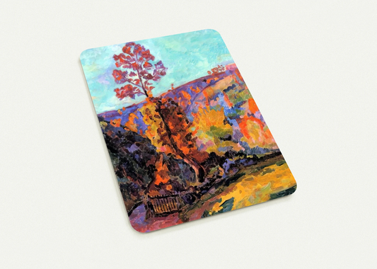 Paysage à Crozant - 1917 By Armand Guillaumin Pack of 10 Post Cards | Armand Guillaumin Post Cards | A6 (10.5 x 14.8 cm) - 4.1 x 5.8 inches