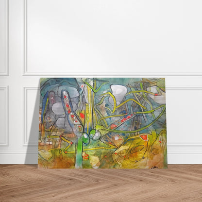 ATLAS DE MEDICATION - Roberto Matta Brushed Aluminum Print - 70x100 cm / 28x40 inches | Roberto Matta Aluminum Print | Roberto Matta Prints