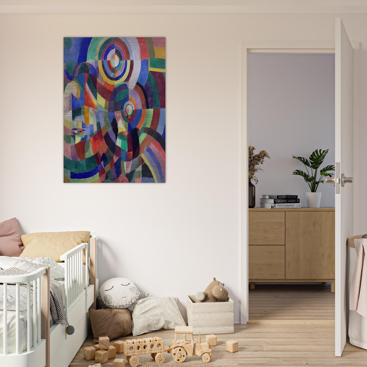 ELECTRIC PRISMS 1 - Sonia Delaunay Brushed Aluminum Print - 70x100 cm / 28x40 inches | Sonia Delaunay Aluminum Print | Sonia Delaunay Prints