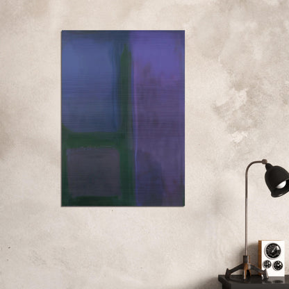 AFTERNOON 1971 - Esteban Vicente Brushed Aluminum Print - 70x100 cm / 28x40 inches | Esteban Vicente Aluminum Print | Esteban Vicente Prints