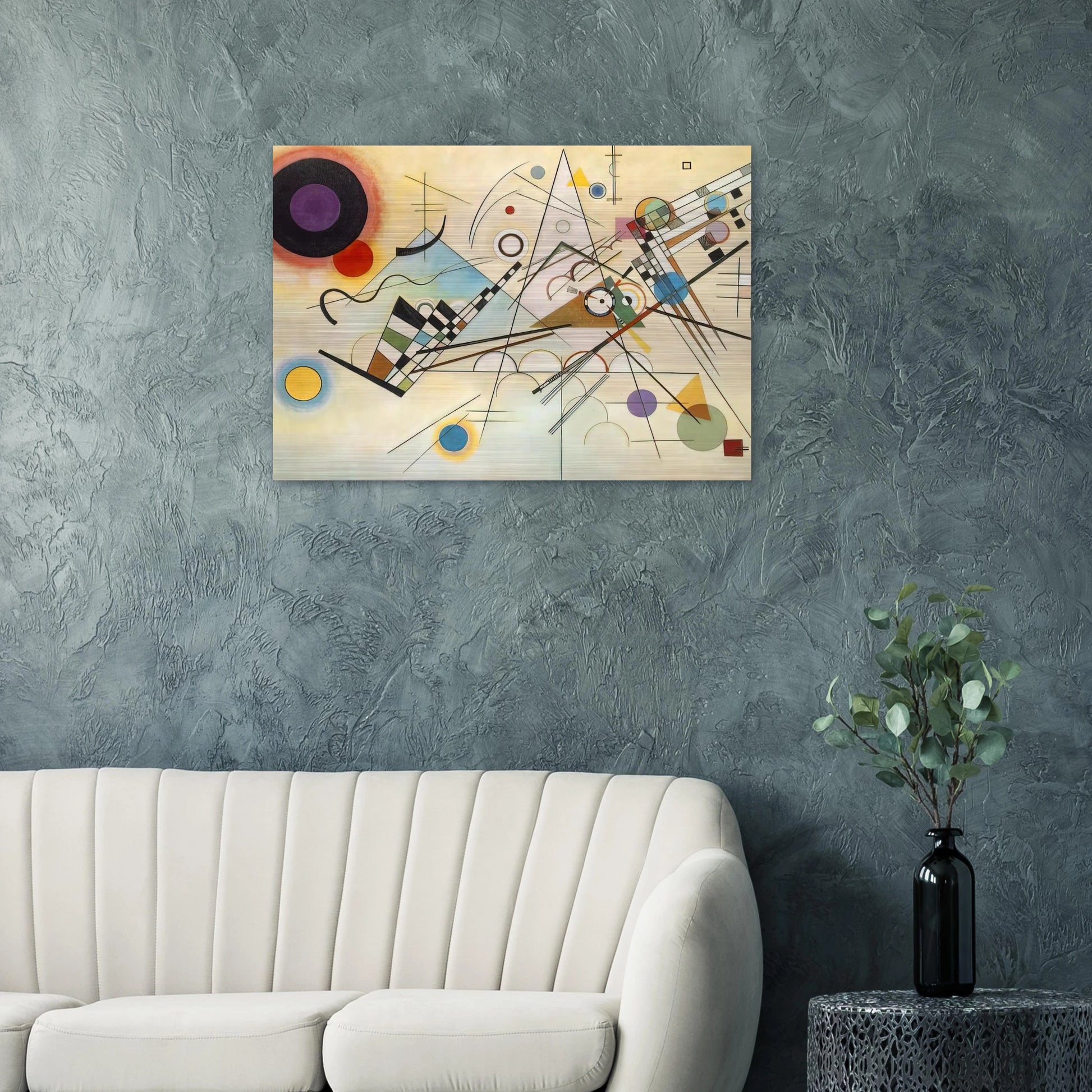 COMPOSITION VIII 1923 - Wassily Kandinsky Brushed Aluminum Print - 70x100 cm / 28x40 inches | Wassily Kandinsky Aluminum Print | Wassily Kandinsky Prints