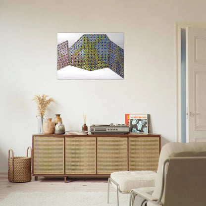Mirror - 2002 - Jennifer Bartlett Brushed Aluminum Print - 70x100 cm / 28x40 inches | Jennifer Bartlett Aluminum Print | Jennifer Bartlett Prints