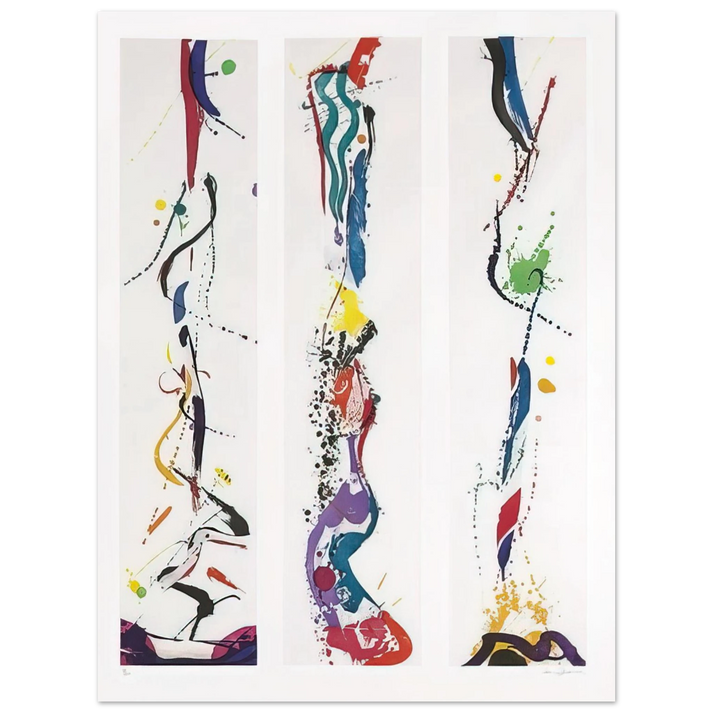 Sam Francis - Untitled  Lembark I92   75x100 cm / 30x40inches Fine Art Poster