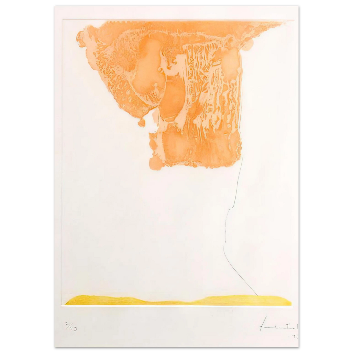 Helen Frankenthaler - Pranzo Italiano - 1973 Wall art - 45x60 cm / 18x24 inches - Fine Art Poster-canvas - -