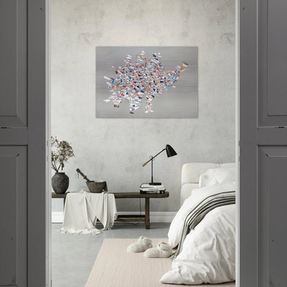 Untitled - 1996 - Robert Goodnough Brushed Aluminum Print - 70x100 cm / 28x40 inches | Robert Goodnough Aluminum Print | Robert Goodnough Prints