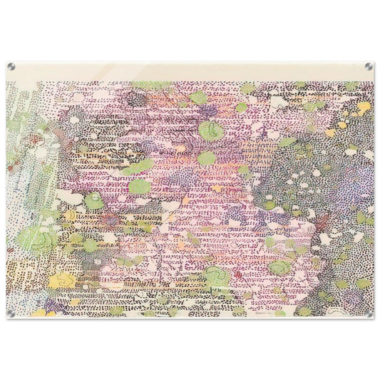 I PART OF SABINE D REGION SOUTHWEST MARE TRANQUILITATIS FROM LITHOGRAPHS BASED ON GEOLOGIC MAPS 1972 - Nancy Graves Acrylic Print - 70x100 cm / 28x40″ inches