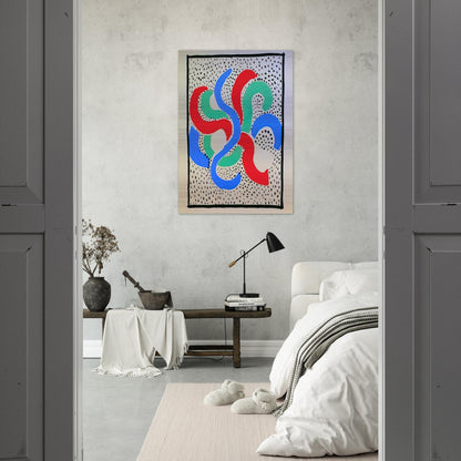 COMPOSITION 28 - Sonia Delaunay Brushed Aluminum Print - 70x100 cm / 28x40 inches | Sonia Delaunay Aluminum Print | Sonia Delaunay Prints