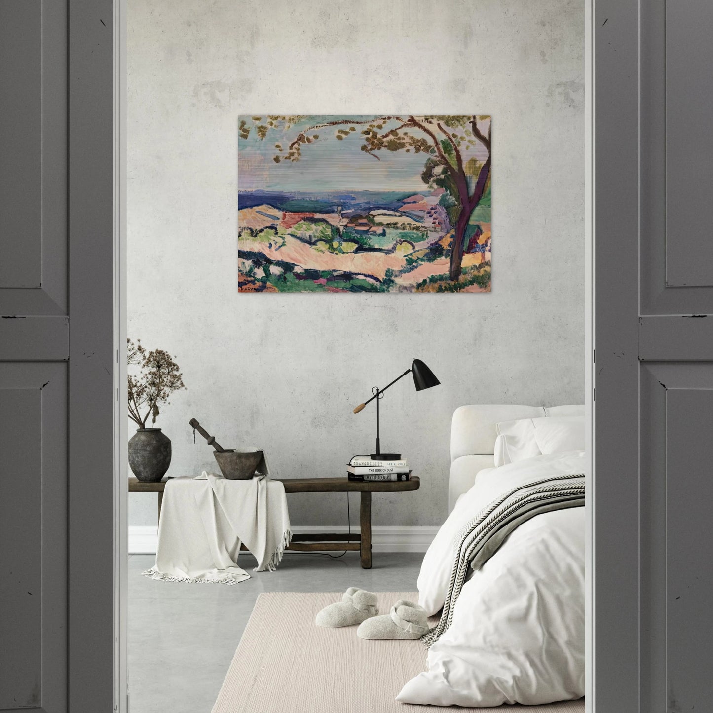 COLLIOURE LANDSCAPE 1906 - Henri Matisse Brushed Aluminum Print - 70x100 cm / 28x40 inches | Henri Matisse Aluminum Print | Henri Matisse Prints