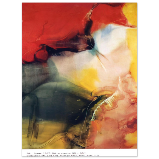 Paul Jenkins - Lotus  75x100 cm / 30x40inches Fine Art Poster