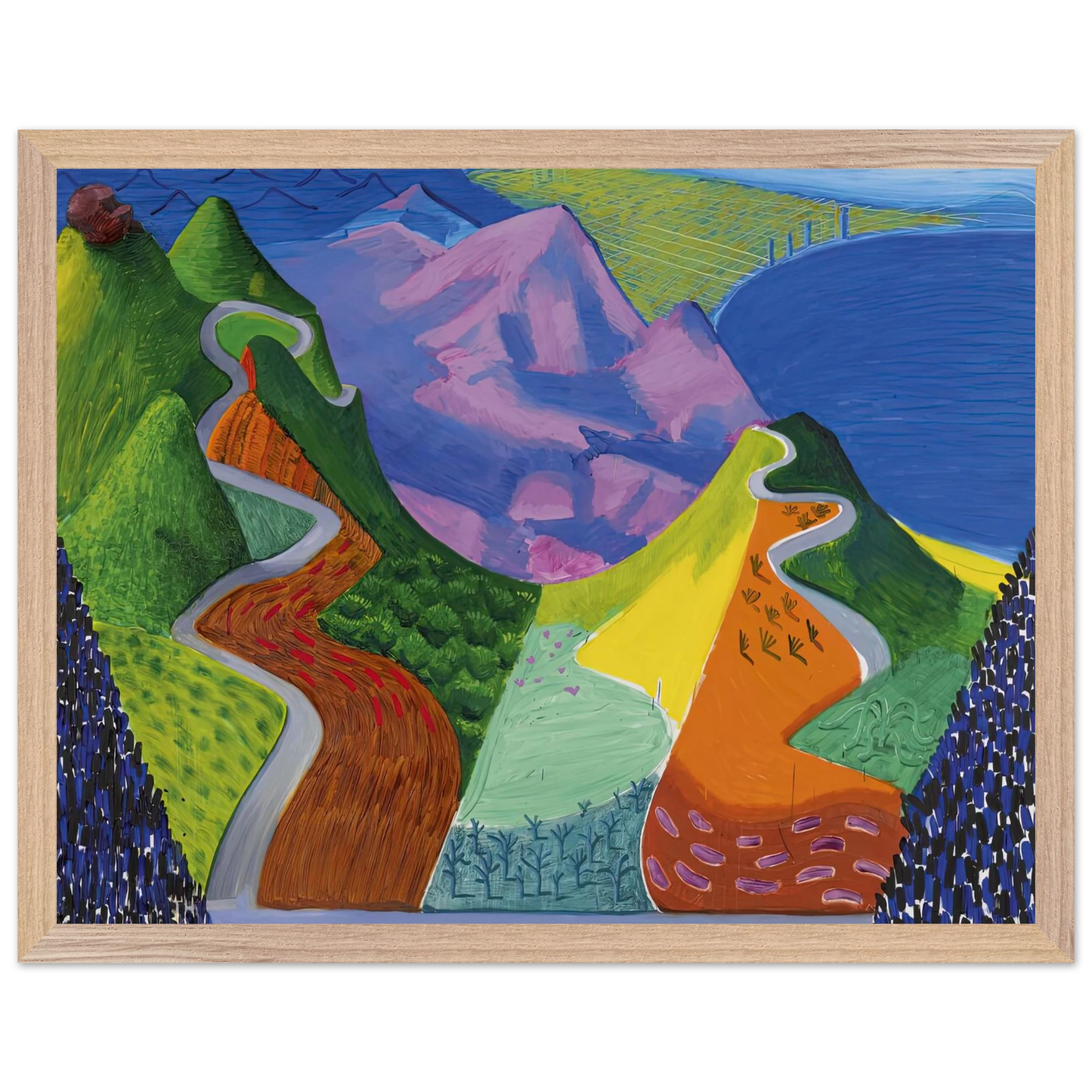 David Hockney - David Hockney Wall art - 30x45 cm / 12x18 inches - Fine Art Poster-canvas - -