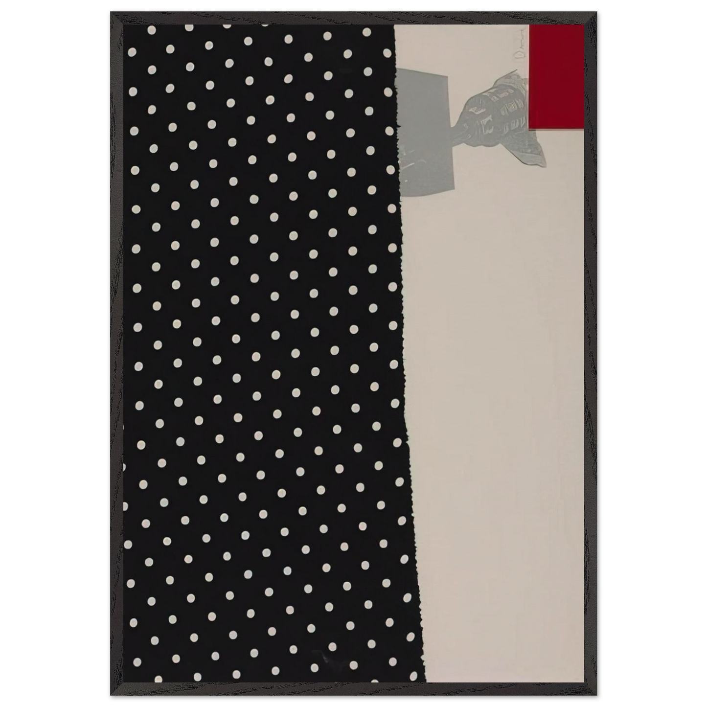 TOOL BOX 8 1966 - Jim Dine 70x100 cm / 28x40 inches Framed Art Print – Black Wooden Frame