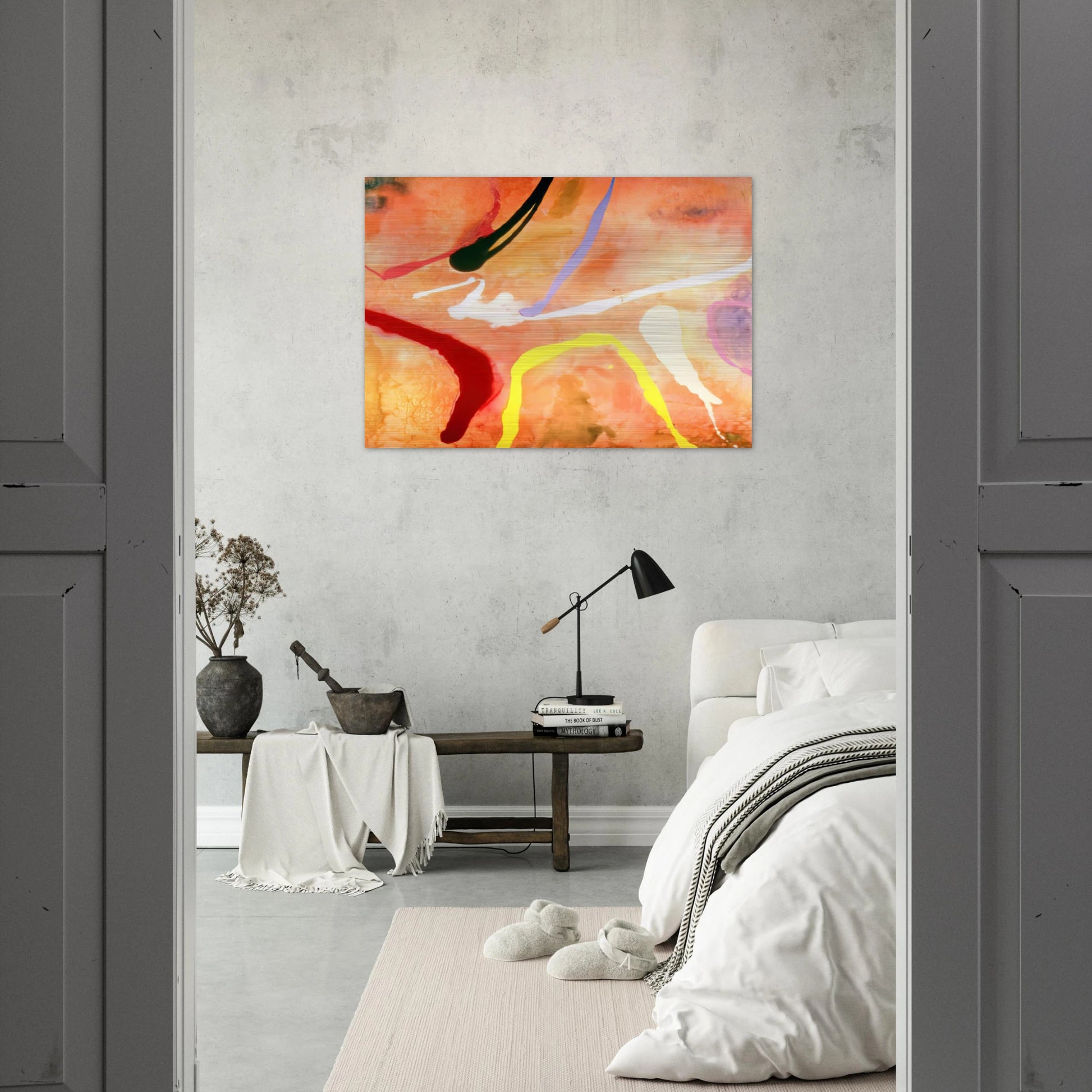 Sarah Rose - 1969 - Ronnie Landfield Brushed Aluminum Print - 70x100 cm / 28x40 inches | Ronnie Landfield Aluminum Print | Ronnie Landfield Prints