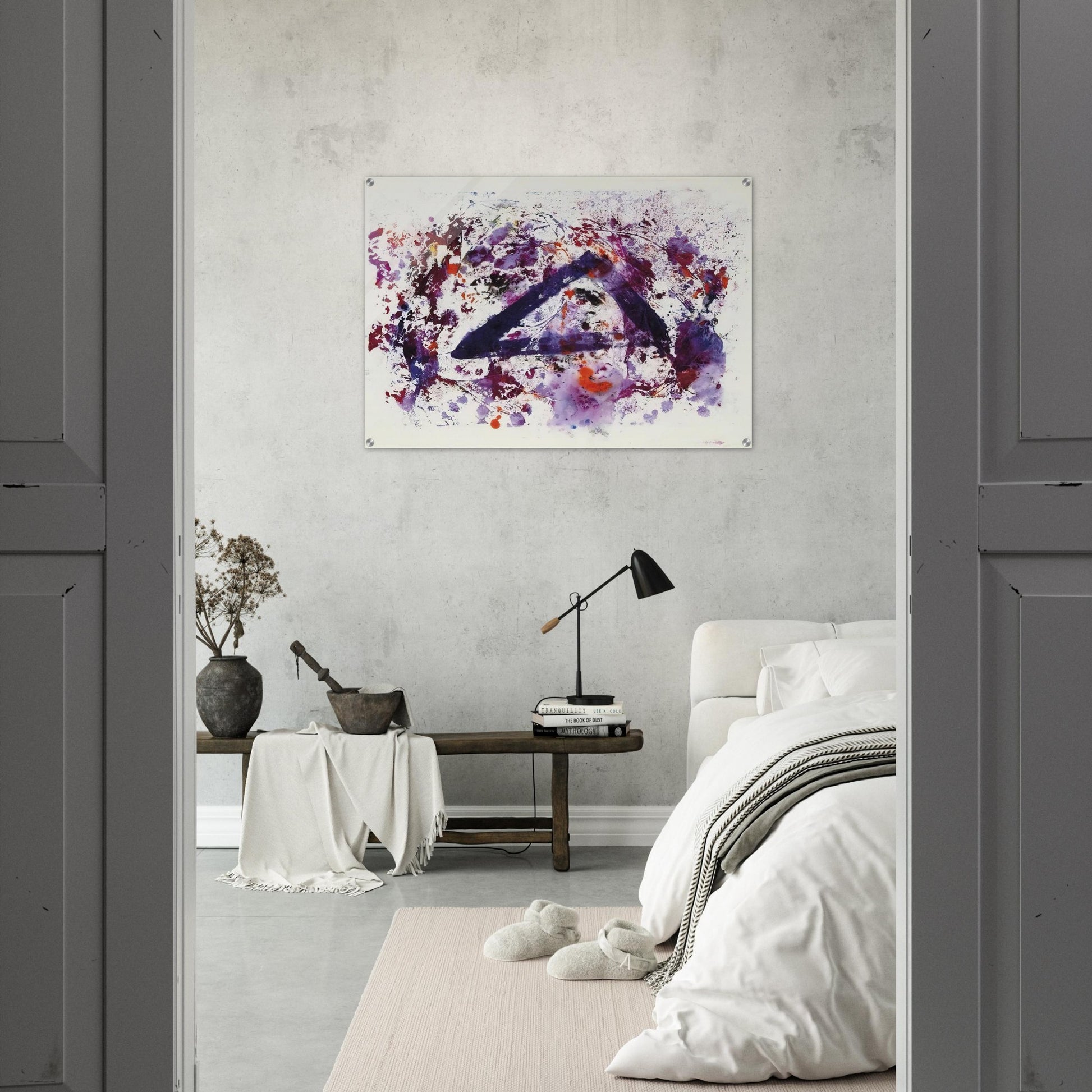 Untitled  SF220S  - Sam Francis Acrylic Print - 70x100 cm / 28x40″ inches