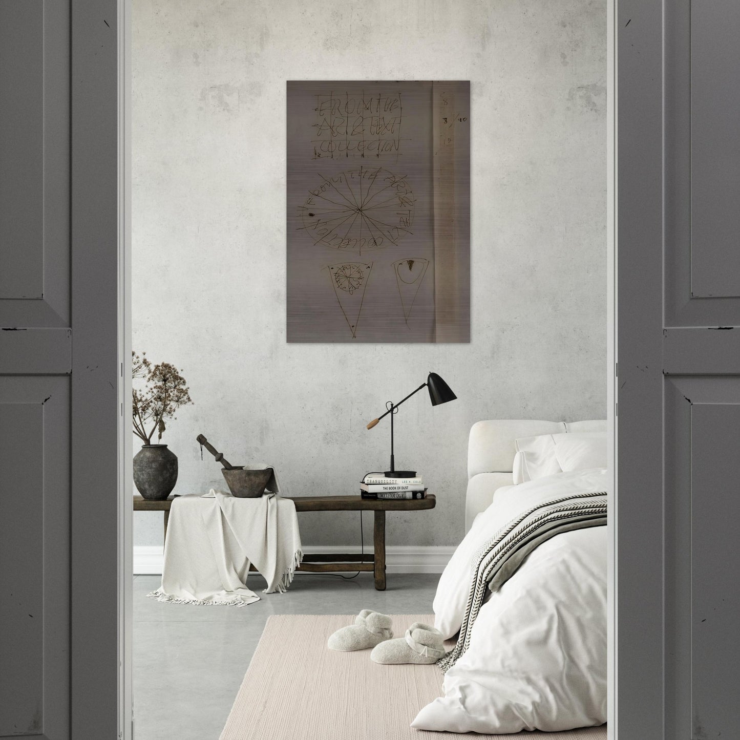A Piece of the Pie - Conceptual Art - Billy Apple Brushed Aluminum Print - 70x100 cm / 28x40 inches | Billy Apple Aluminum Print | Billy Apple Prints