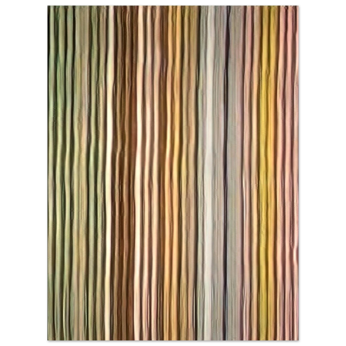 Gene Davis - Long John - 1968  75x100 cm / 30x40inches Fine Art Poster