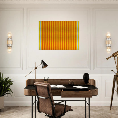 Sunball - 1960 - Gene Davis Brushed Aluminum Print - 70x100 cm / 28x40 inches | Gene Davis Aluminum Print | Gene Davis Prints