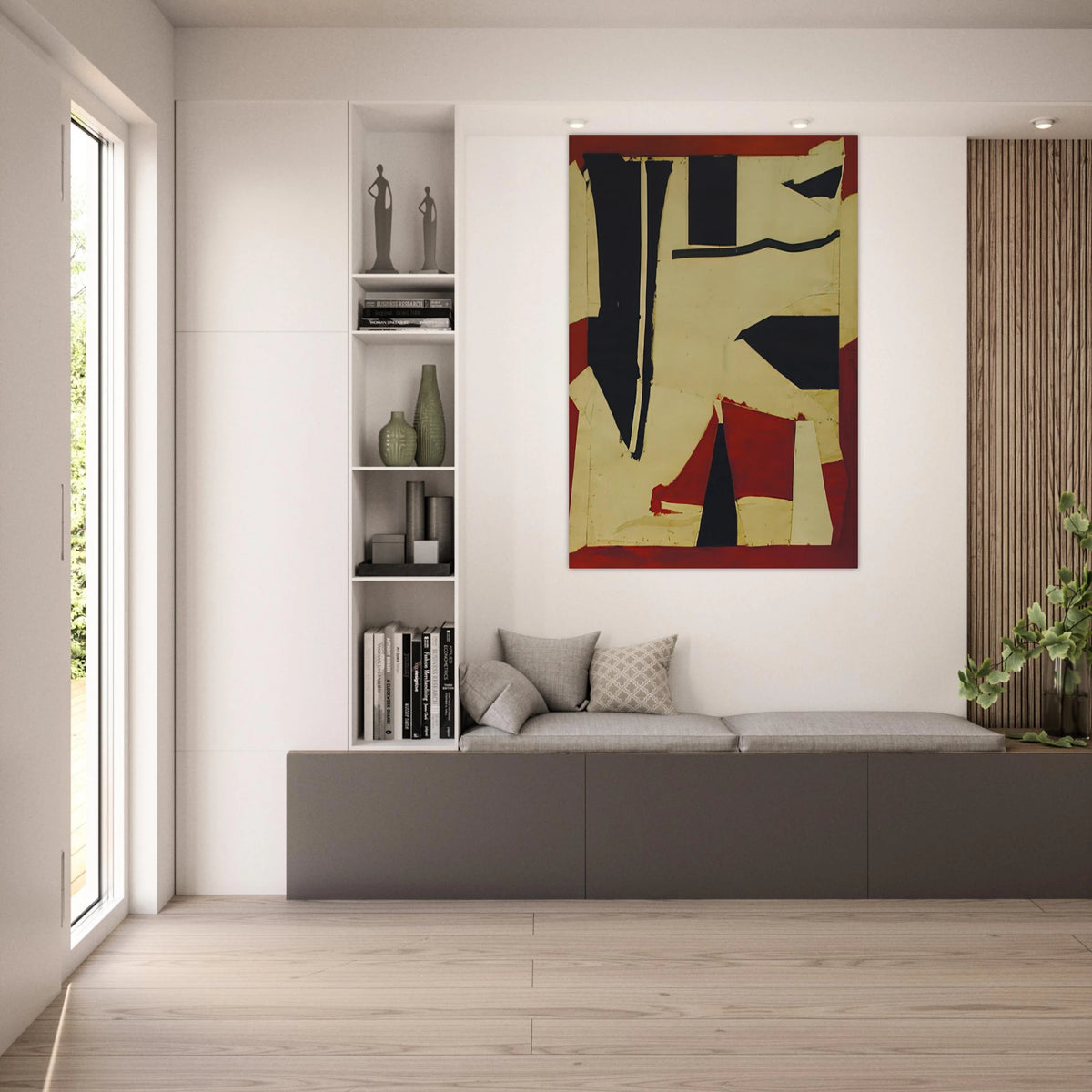 Banner - 1962 - Larry Zox Art Prints - 100x150 cm / 40x60″ inches | Larry Zox Poster | Larry Zox Prints