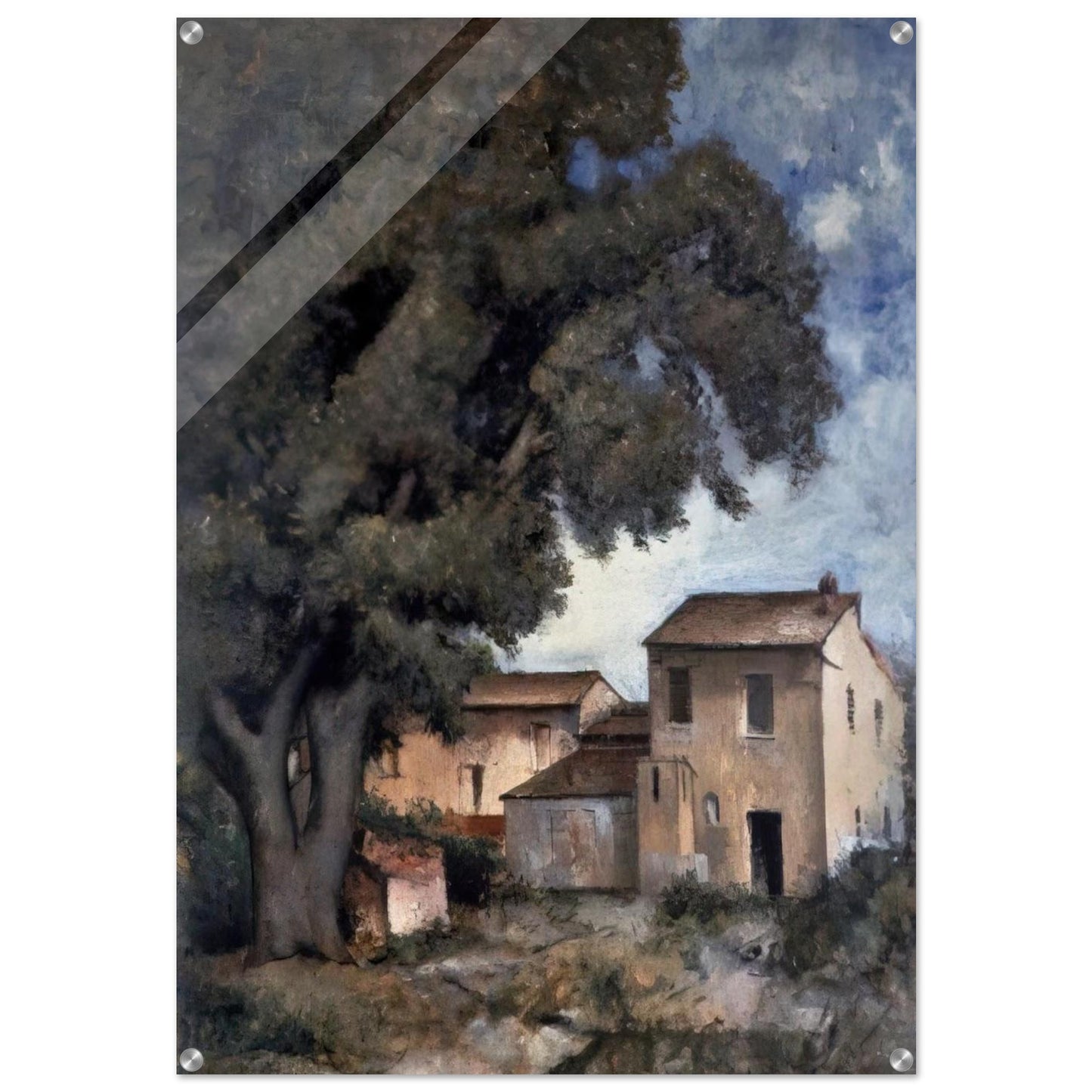 MERIGGIO 1927 - Carlo Carra Acrylic Print - 70x100 cm / 28x40″ inches