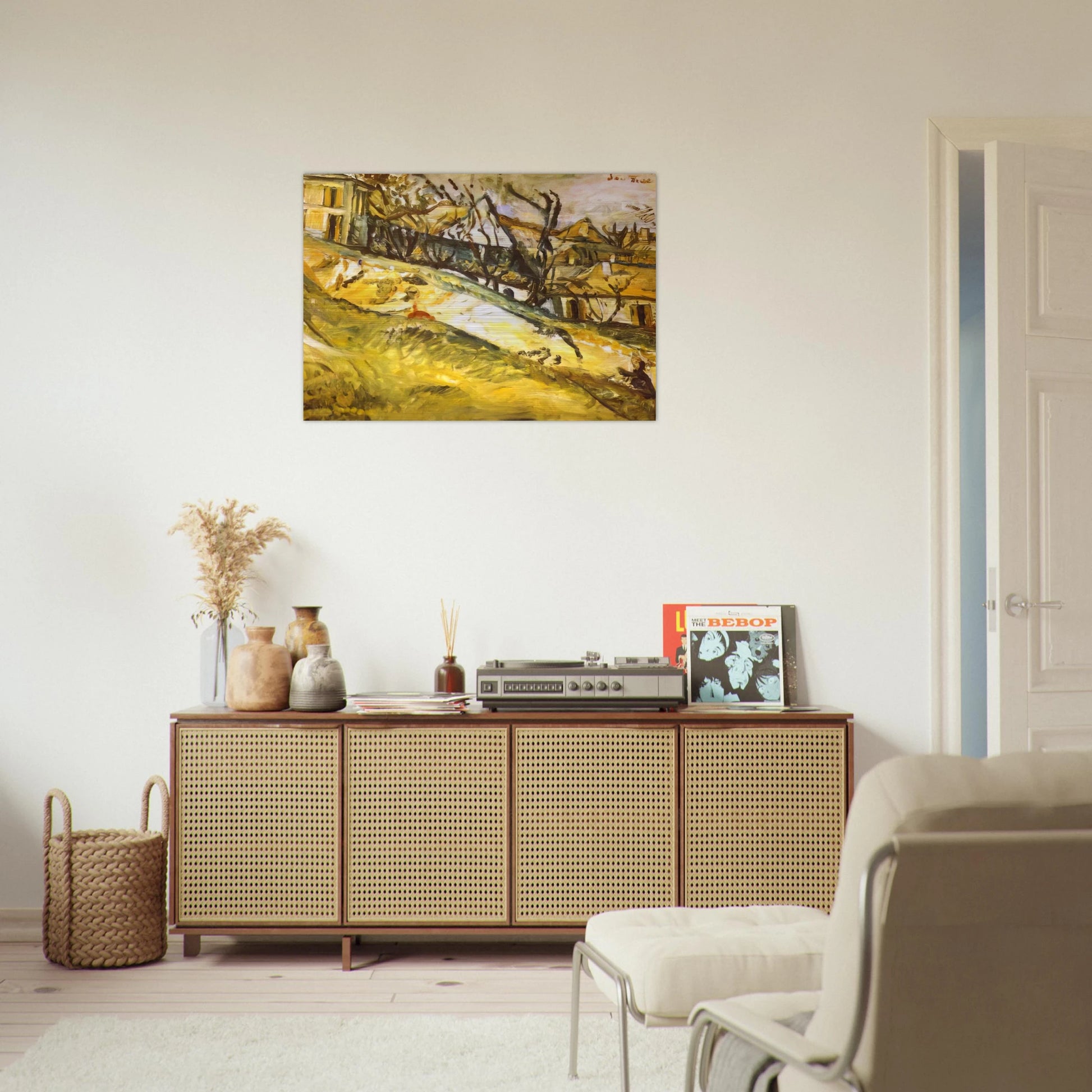 LANDSCAPE 1 - Chaim Soutine Brushed Aluminum Print - 70x100 cm / 28x40 inches | Chaim Soutine Aluminum Print | Chaim Soutine Prints
