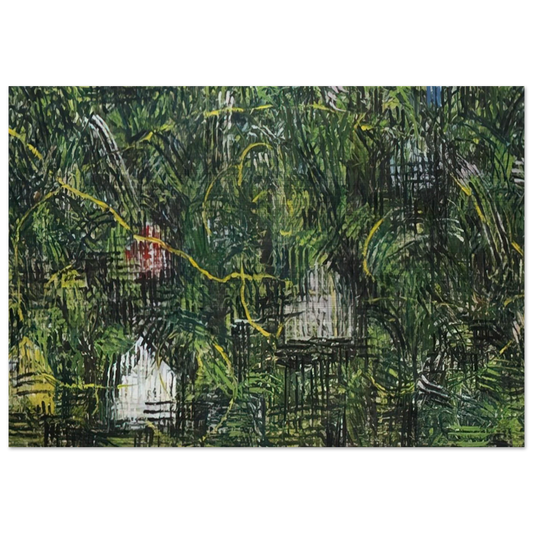 Bee - 1999 - Jennifer Bartlett Brushed Aluminum Print - 70x100 cm / 28x40 inches | Jennifer Bartlett Aluminum Print | Jennifer Bartlett Prints