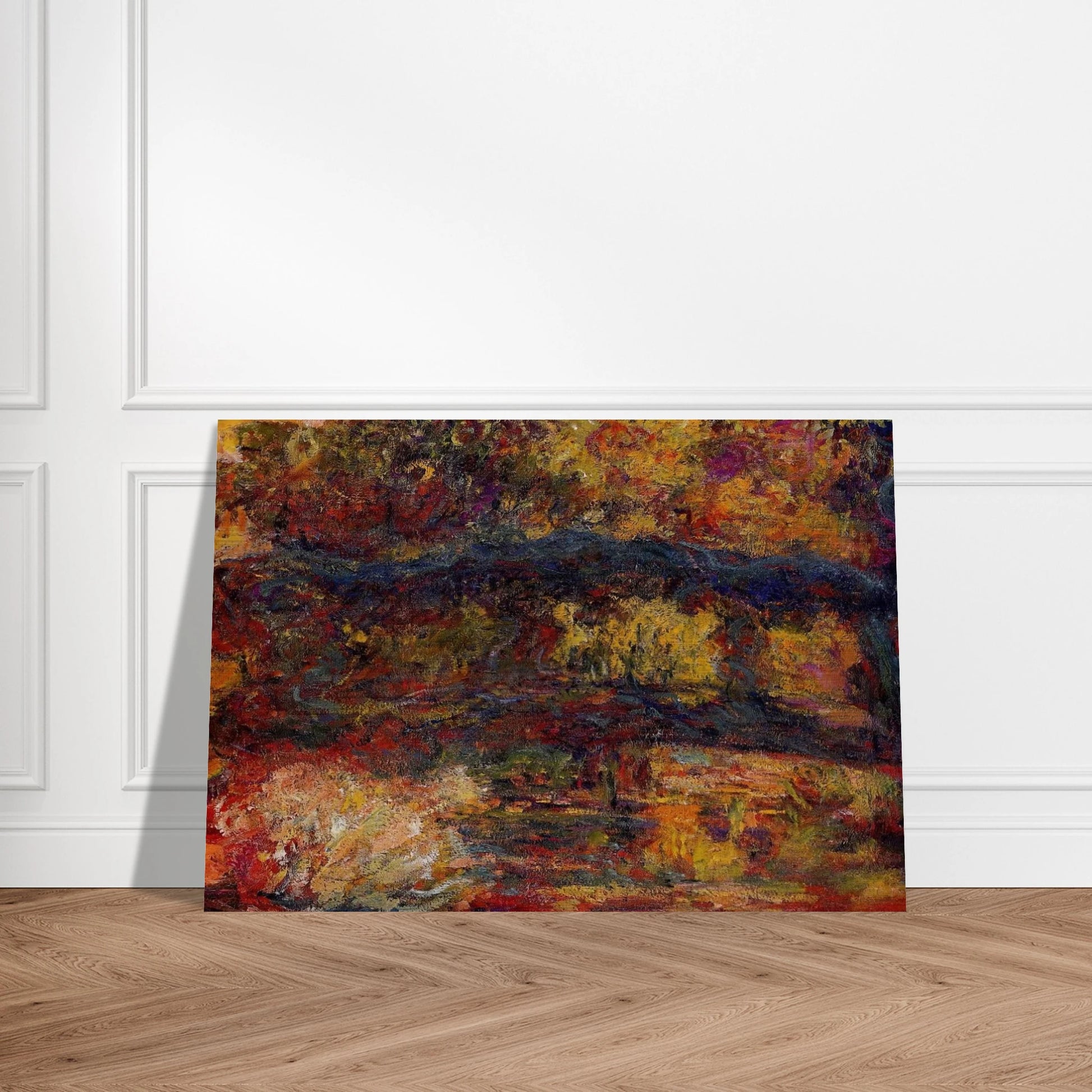 The Japanese Bridge 5 - claude monet Brushed Aluminum Print - 70x100 cm / 28x40 inches | claude monet Aluminum Print | claude monet Prints