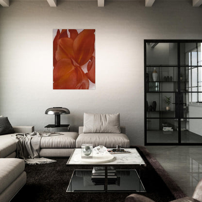 Red Cannas - Georgia O'Keeffe Brushed Aluminum Print - 70x100 cm / 28x40 inches | Georgia O'Keeffe Aluminum Print | Georgia O'Keeffe Prints