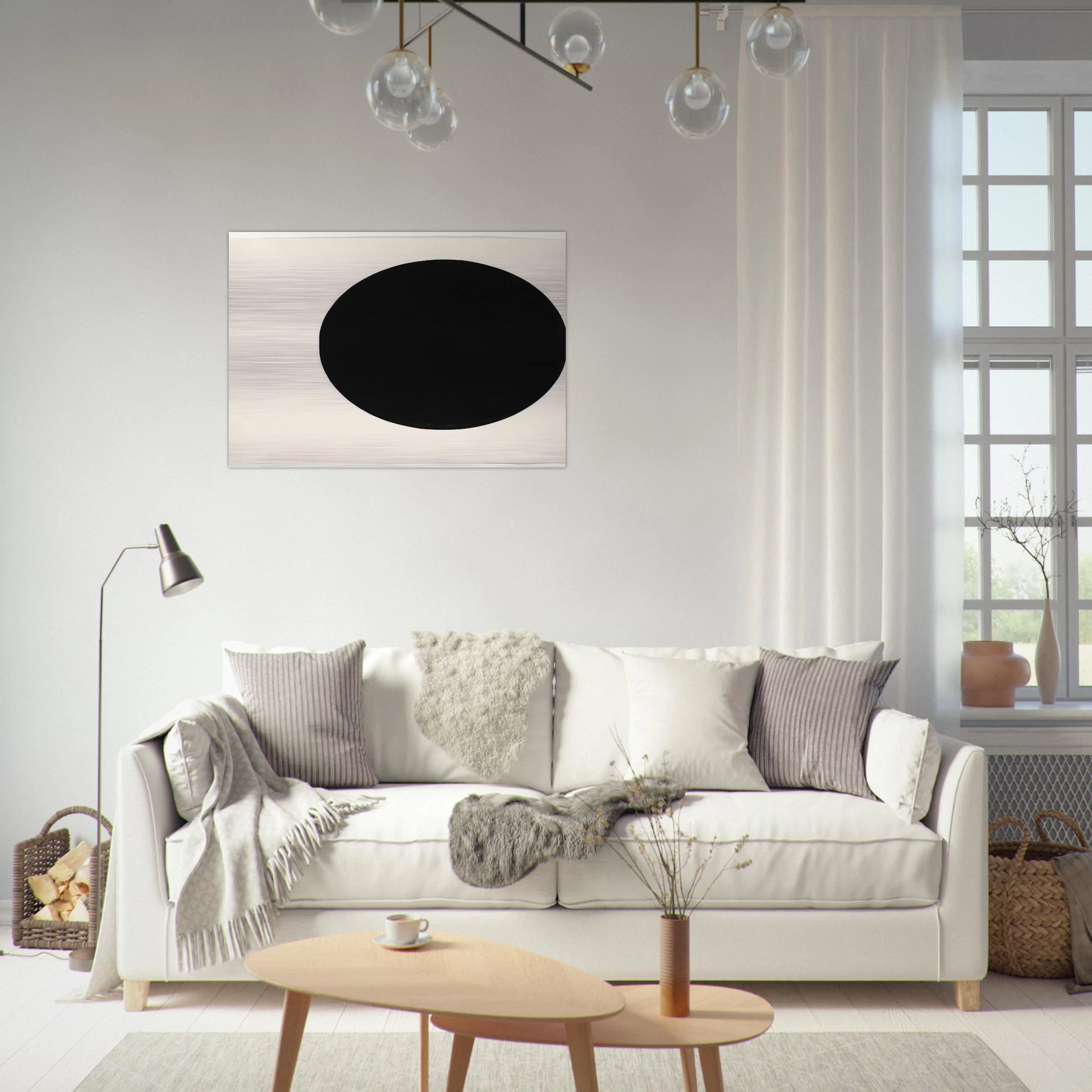 Circle Form - Ellsworth Kelly Brushed Aluminum Print - 70x100 cm / 28x40 inches | Ellsworth Kelly Aluminum Print | Ellsworth Kelly Prints