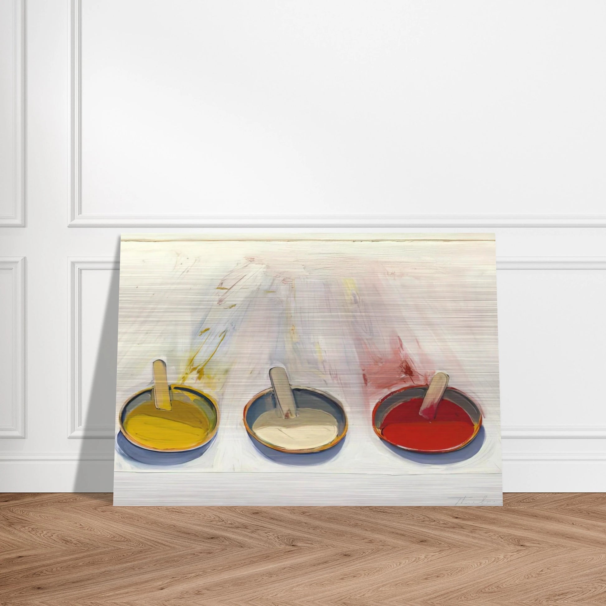 Dressing Wells - 1961 - Wayne Thiebaud Brushed Aluminum Print - 70x100 cm / 28x40 inches | Wayne Thiebaud Aluminum Print | Wayne Thiebaud Prints