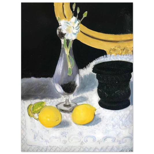 Henri Matisse - STILL LIFE WITH LEMONS 1919  75x100 cm / 30x40inches Fine Art Poster